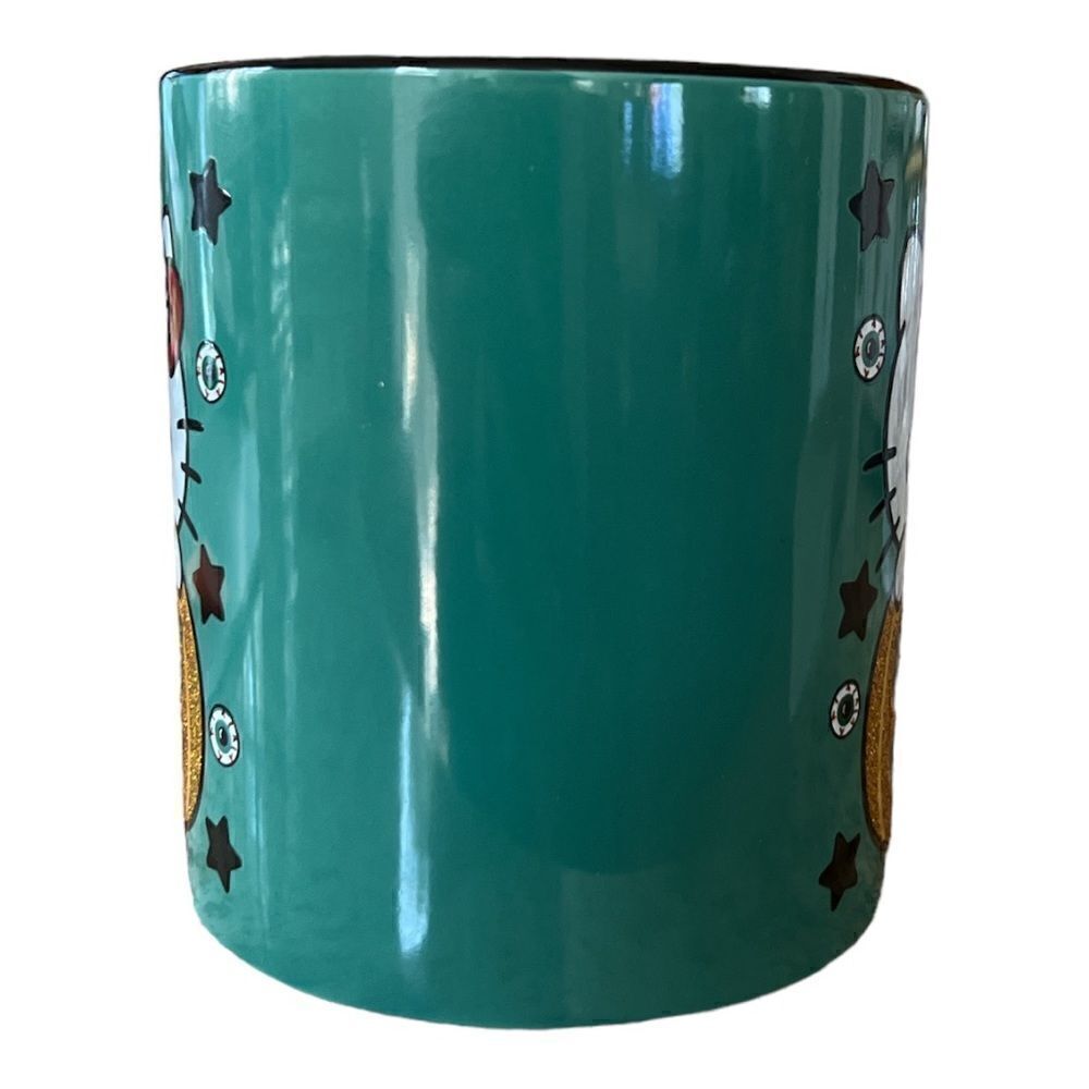 NEW!! Hello Kitty Sea Green Halloween Jack’ O Lantern Mug - Picture 3 of 5